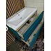 Тумба под раковину Art&Max AM-Platino-900-2C-SO-TM подвесная Бирюзовая матовая