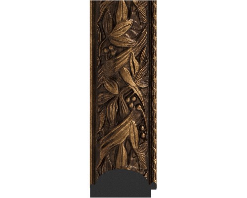 Зеркало Evoform Exclusive Floor 203х84 BY 6126 с фацетом в багетной раме - Византия бронза 99 мм