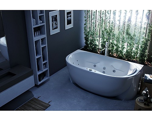 Акриловая ванна Aquatek Мелисса 180х95 MEL180-0000031со слив-переливом