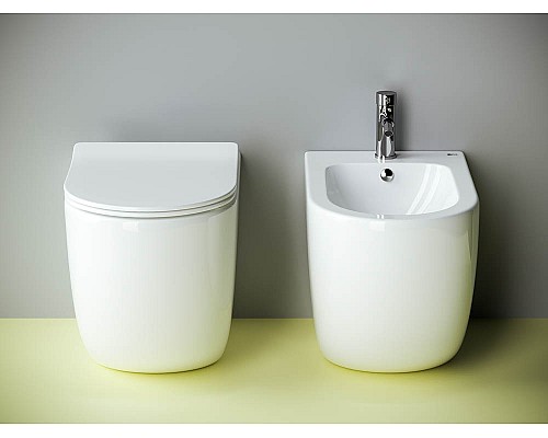 Напольный приставной унитаз Ceramica Nova Metropol Rimless CN4004