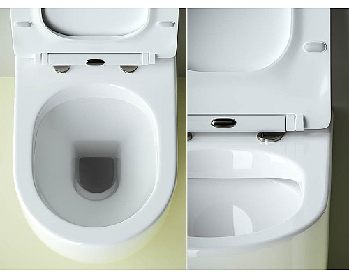 Напольный приставной унитаз Ceramica Nova Metropol Rimless CN4004