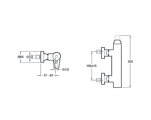 Смеситель для душа Jacob Delafon E97368CP