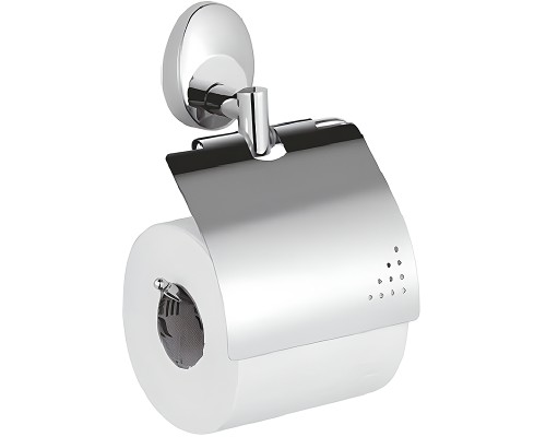 Держатель туалетной бумаги Haiba HB1603 с крышкой Хром