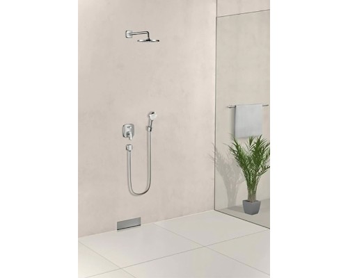 Шланговое подключение Hansgrohe Fixfit Белое матовое