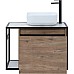 Тумба под раковину Aquanet Nova Lite Loft 75R 261657 подвесная Дуб рустикальный