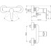 Смеситель для душа Ideal Standard Sesia Хром