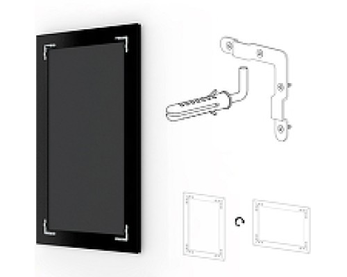 Зеркало Evoform Exclusive-G 133х79 BY 4244 с гравировкой в багетной раме - Византия бронза 99 мм