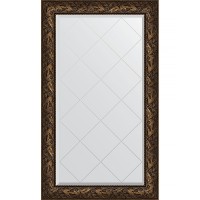 Зеркало Evoform Exclusive-G 133х79 BY 4244 с гравировкой в багетной раме - Византия бронза 99 мм