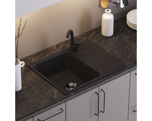 Кухонная мойка Reflection Prima 60 RF0460BL Черная