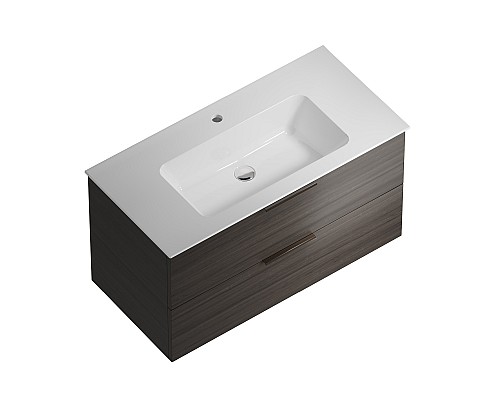 Тумба под раковину Kerama Marazzi PIANO Forte подвесная с ящиками 95, дымчатый вяз Тумба под раковину Kerama Marazzi PIANO Forte подвесная с ящиками 95, дымчатый вяз