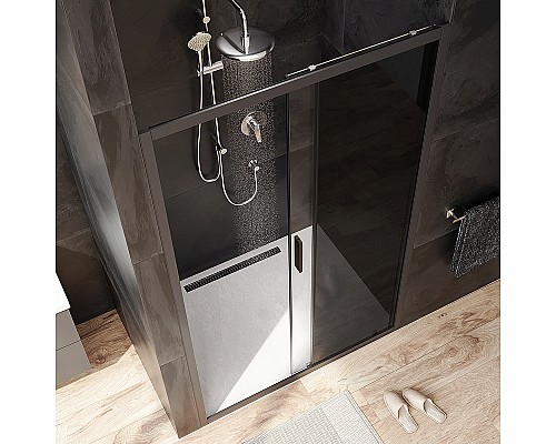 Душевая дверь AM.PM Gem 120 W90G-120-1-195BG Черный матовый -