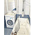 Раковина Altasan Lux 60x60 UPP60LUXs на стиральную машину Белая