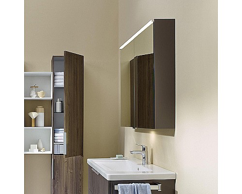 Зеркальный шкаф Burgbad Eqio 90 SPGT090F2010 с подсветкой Серый Зеркальный шкаф Burgbad Eqio 90 SPGT090F2010 с подсветкой Серый