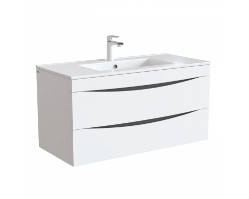 Тумба с раковиной IDDIS Cloud 100 подвесная белая CLO10W1i95K