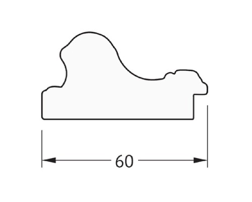 Зеркало Evoform Definite 75х75 Золотые бусы на серебре