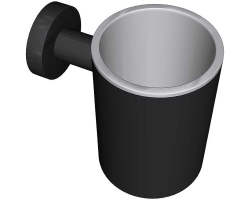 Стакан для зубных щеток Colombo Design Plus W4902.NM Черный матовый