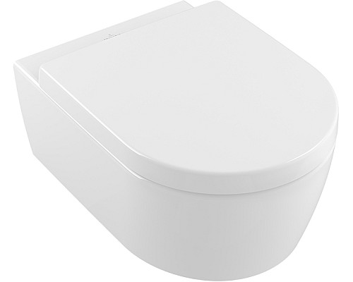 Унитаз подвесной Villeroy & Boch Avento 5656HR01 alpin, безободковый
