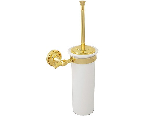 Ершик для унитаза Migliore Fortuna 27736 Белый матовый Золото