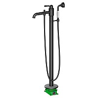 Смеситель для ванны Timo Arisa 5300/03Y-CR Черный