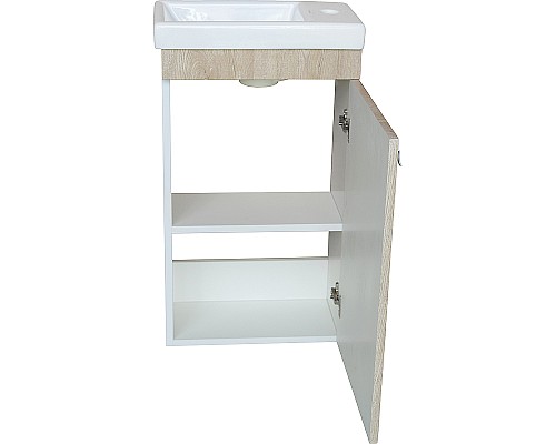 Тумба под раковину Bellezza Комо 40 4639005180477 подвесная Дуб светлый
