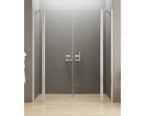 Душевая дверь NEW TRENDY NEW SOLEO 140x195 (хром)