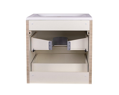 Тумба под раковину подвесная Style Line Атлантика 60 СС-00002217 ясень перламутр