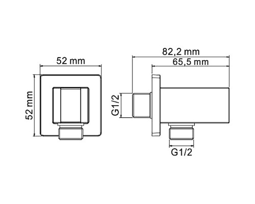 Гигиенический душ со смесителем WasserKRAFT Aller A106156 Хром