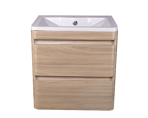 Тумба под раковину подвесная Style Line Атлантика 60 СС-00002217 ясень перламутр