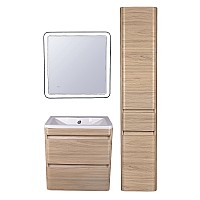 Тумба под раковину подвесная Style Line Атлантика 60 СС-00002217 ясень перламутр