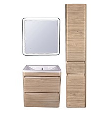 Тумба под раковину подвесная Style Line Атлантика 60 СС-00002217 ясень перламутр