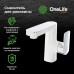 Смеситель для раковины Orange OneLife Белый матовый Хром глянцевый