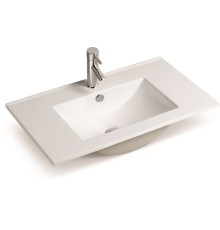 Раковина керамическая врезная сверху SantiLine SL-2102 100