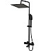 Душевая система WasserKRAFT A29901 с термостатом Черная матовая