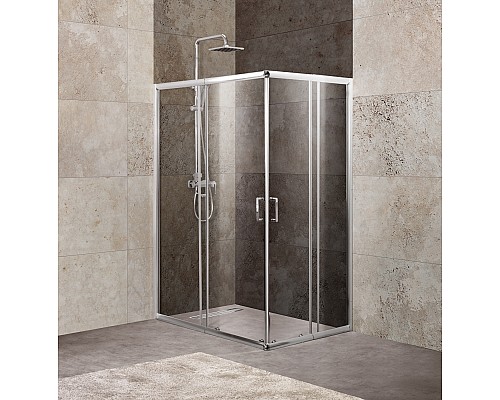 Душевой уголок BelBagno UNIQUE-AH-2-100/115-75/90-C-Cr