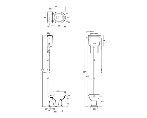 Унитаз Simas Lante LA01bi приставной без бачка и сиденья