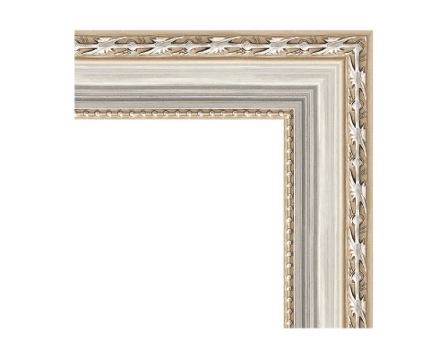 Зеркало Evoform Definite 155х75 BY 3334 в багетной раме - Версаль серебро 64 мм