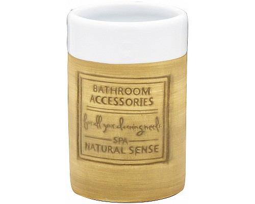 Стакан для зубных щеток Ridder Native 2120109 Бежевый