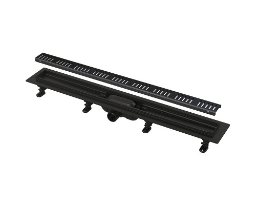 Душевой лоток Alcaplast (APZ10BLACK-550M) с Черной матовой решеткой