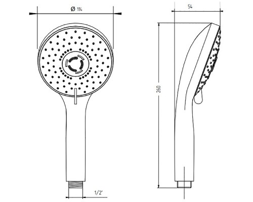 Ручной душ Migliore Grazia 29688 Хром