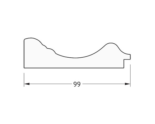 Зеркало Evoform Exclusive-G 161х79 BY 4290 с гравировкой в багетной раме - Травленая бронза 99 мм
