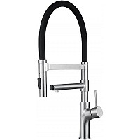 Смеситель для кухни ZorG Inox SZR-1010 Нержавеющая сталь Черный