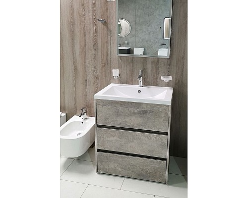Тумба под раковину Art&Max Family-750-3C-PIA-CV Цемент