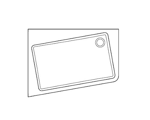 Душевой поддон Ravak ASYMETRIC PRO 120x90 XA25G70101L