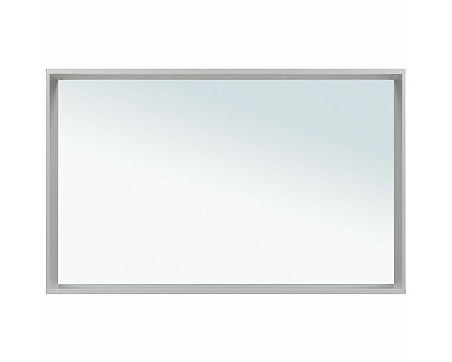 Зеркало Allen Brau Reality 120 1.32021.02 с подсветкой Серебро браш с сенсорным выключателем