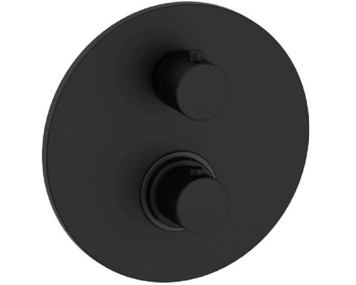 Смеситель для душа Paffoni Light LIQ013NO с термостатом Черный матовый