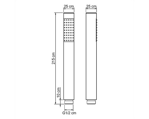 Лейка 1-функциональная WasserKRAFT A106