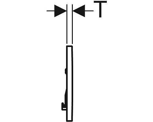 Клавиша смыва Geberit Sigma 30 NEW 115.893.14.1 Матовый черный