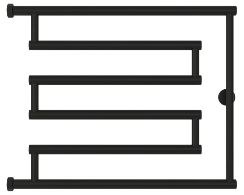Полотенцесушитель водяной 500x650 черный матовый Сунержа High-Tech+ 31-4052-5065