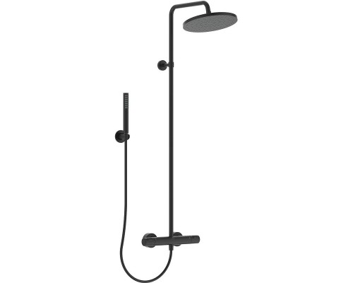 Душевая система Ideal Standard Ceratherm T25 BC748XG с термостатом Черная матовая