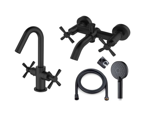 Комплект смесителей Orange Mia Черный